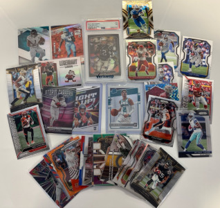 Collectable Football Cards Including Michael Gallup, Tom Brady, And More