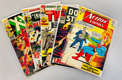 (5) Collectible Comics: King Superman Vs. Clark Kent, Doctor Strange, The Mighty Thor, The Inhumans, and X-Men