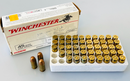 Box Of Winchester 45 Auto 230 Gr. FMJ