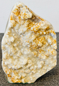 7"x 11" Standing Crystal Citrine Druzy