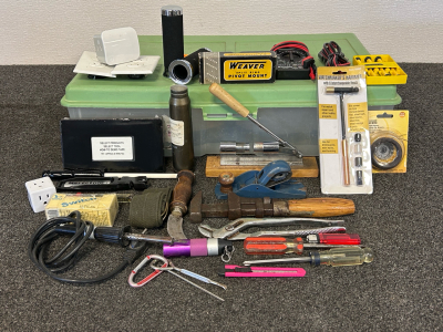 Hand Tools, Eatchmakers Hammer, Vintage Tools, Weaver Split Rings, and More
