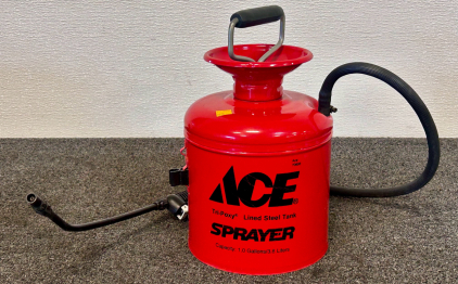 Ace Tri Poxy Lined Steel Tank Sprayer