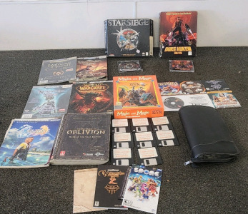 Starsiege Game, Duke Nukem 3D Game, Might And Magic Computing Game, Gaming Magazines, Xbox 370 Games And More!