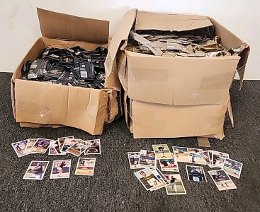 3 Full Large Boxes of Big Name Minor League Rookie Baseball Players Before They Hit It Big.