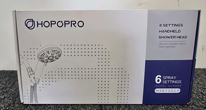 Hopopro HS6700CP Handheld Shower Head-In Box