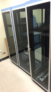 (3) Metal Server Cases