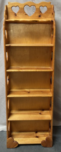 Heart Themed Shelving Unit
