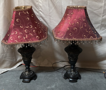 (2) Beautiful Matching Lamps