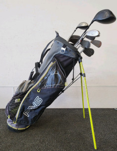 Pine Caddie Bag With ( 14) Golf Clubs