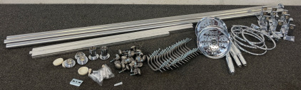 Bathroom Fixtures Including Shower Curtain Pole, Towel Poles, Shower Heads, Hand Towel Holders, Toilet Paper Holders & Drawer / Cabinet Handles