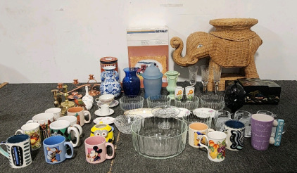Bohemian Crystal Champagne Glasses, Bernat Sante Fe Express Latch Hook Kit, Wicker Elephant Decor, Vintage Japanese Lacquer Jewelry Box, And More!
