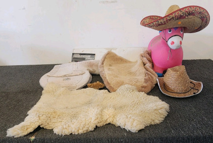 Adjustable Fireplace Hood, Saddle Cover, Saddle Pad, Sheep Pelt, And More!