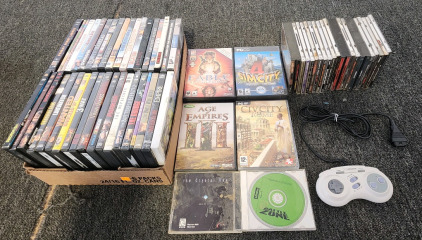Various PC Games, And DVDs