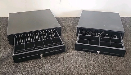 2 Lockable Cash Drawers