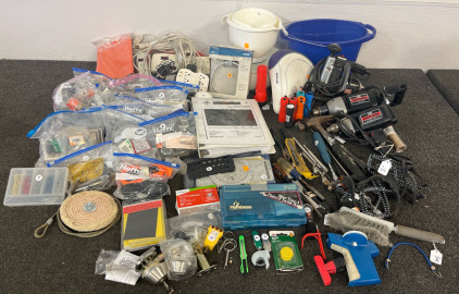 Craftsman 3/8&rdquo; Drill, Craftsman 1/2&rdquo; Drill, Craftsman Saw, Hand Tools, Extention Cords, Small Hardware & Much More