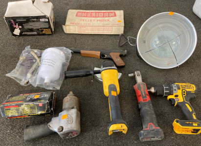 Battery Powered Tools, Air Tools, and Paint sprayer and BB Gun Pistol