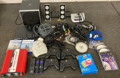 Controllers, DVD Player,Alarms And Misc Computer Cords