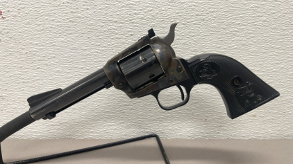 Colt New Frontier Model .22 Caliber Revolver W/ Soft Gun Pouch