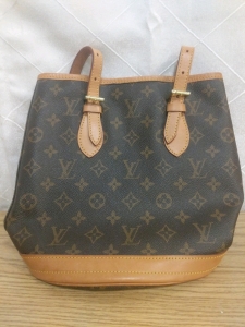 Louis Vuitton Petit Bucket Bag Brown Monogram