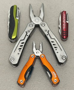 (2) Multitools (2) Pocket Knives