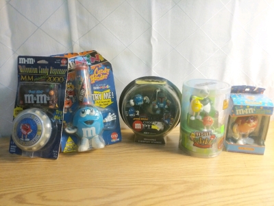 M&Ms Collectibles! Dispensers, Star Wars, and More!