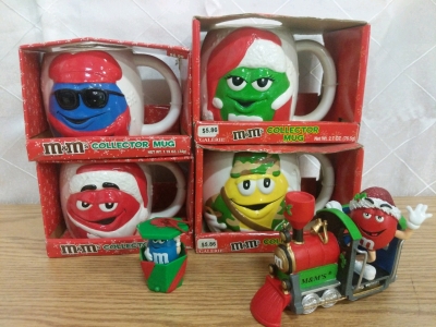 M&Ms Holiday Collectibles! Mugs and More