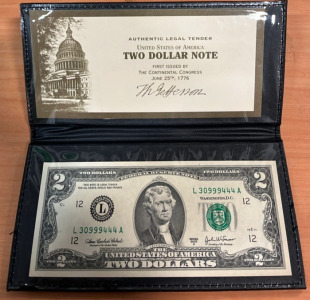 (1) 2003 A Series $2 Bill