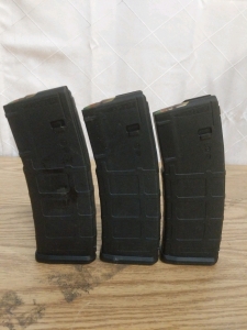 3) AR15 Magpul PMag30s Loaded! Winchester M855 Green Tip 5.56mm 62gr-90rds
