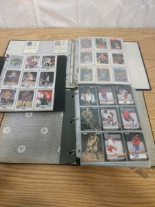 Sports Cards! (3) Whole Binders-(2) Basketball, (1) Hockey. Early 90s!