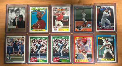 (27) Vintage MLB Legends Cards