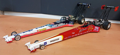 (2) 1:24-Scale Top Fuel Dragsters - Cory McClenathan & Shelly Anderson