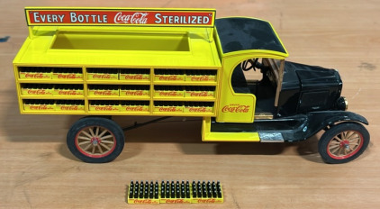 1927 Coca-Cola Danbury Ford TT Open Cab Delivery Truck With Individual Totes of Coke