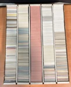 1000+ Assorted Baseball, Basketball, & Footbool Trading Cards