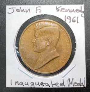 1961 John F. Kennedy Inagurated Metal