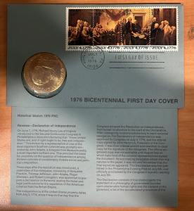 1976 Bicentennial First Day Cover