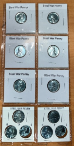 (12) Steel War Pennies