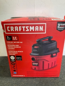 Craftsman 3 Gal Shop Vac