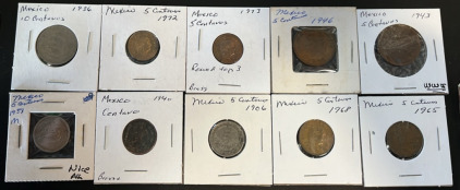 (10) Mexico Centavo 1906-1973