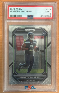 2022 Mint Kenneth Walker III #318 Card