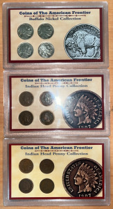 (8) Indian Head Pennies Dating Between 1900-1907 (4) Buffalo Head Nickels Dating Between 1930-1937