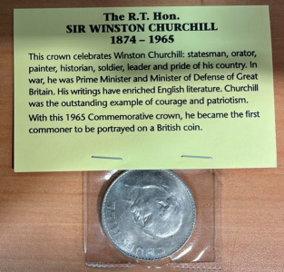 Unverified 1965 Sir Winston Churchill Coin