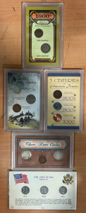 (4) Indian Head Pennies Dating Between 1887-1901 (3) 1943 Steel Pennies (2) Liberty Nickels & More