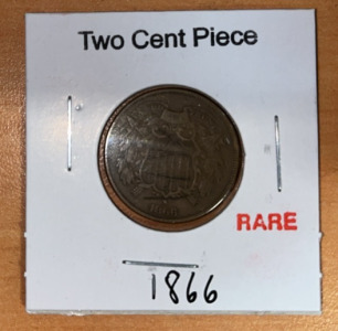 1866 Two Cent Piece