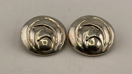 Set Of .925 Silver Clip On Earrings