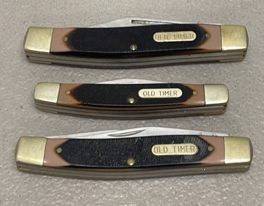 (3) Old Timer Folding Knives (Vintage)