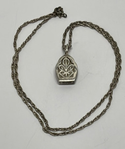 .925 Silver Pendant And Necklace