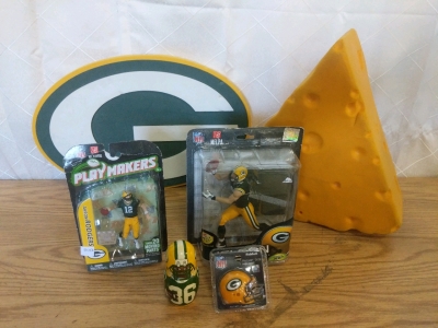 Green Bay Packers Fanfare! McFarlane NFL Green Bay Packers Figure Jordy Nelson and Aaron Rodgers and More!