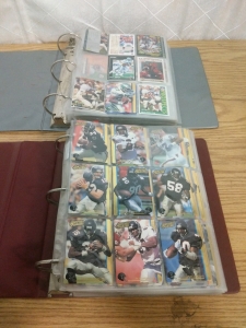 Football Cards 1990s!! (2) Whole Binders!