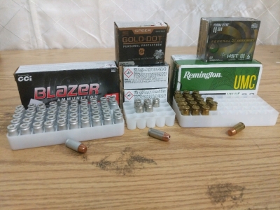 Ammunition! .40SW 66rds Hollowpoint-Speer, Federal and 172rds FMJ-CCI, Remington