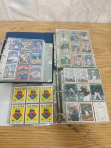 Baseball Cards! (3) Whole Binders-Late 80s-Early 90s!